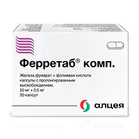 Изображение товара Ферретаб комп. капсулы с пролонг. высвоб., №30