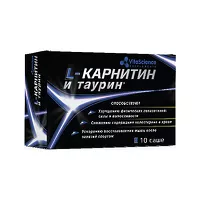 Изображение товара VitaScience Комплекс L-карнитина и Таурина порошок д/приема внутрь, №10