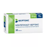 Изображение товара Монтелукаст-Вертекс таблетки п/о 10мг, №30