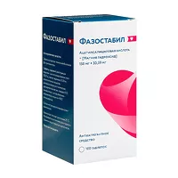 Изображение товара Фазостабил таблетки покрыт. п/о 150мг+30,39мг, №100