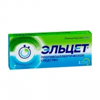 Изображение товара Эльцет таблетки п/о 5мг, №7