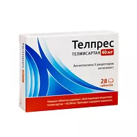 Изображение товара Телпрес таблетки 40мг, №28