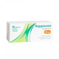 Изображение товара Кардиолип таблетки покрыт. п/о 10мг, №90