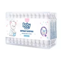 Изображение товара Baby Care ватные палочки детские с ограничителем, 50шт