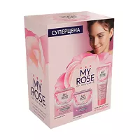 Изображение товара My Rose of Bulgaria подарочный набор (Дневной крем+Ночной крем+Крем для рук), 50мл+50мл+75мл