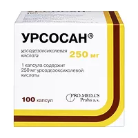 Изображение товара Урсосан капсулы 250мг, №100