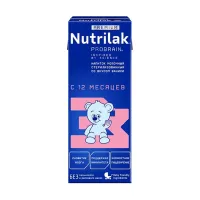 Изображение товара Nutrilak Premium 3 напиток молочный с ванильным вкусом (12+мес), 200мл