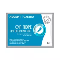 Изображение товара Леовит Gastro Суп-пюре овощной с травами и овсянкой, 15г