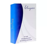 Изображение товара Интекс Элеганс чулки компрессионные антиэмболические 2 класс компрессии (р.L), черные