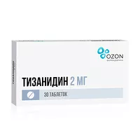Изображение товара Тизанидин таблетки 2мг, №30 Озон