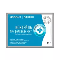 Изображение товара Леовит Gastro коктейль белково-облепиховый, 15г