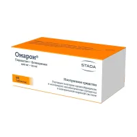 Изображение товара Омарон таблетки 400мг+25мг, №90