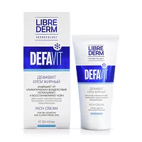 Изображение товара Librederm Defavit восстанавливающий и успокаивающий витаминный крем жирный, 50мл