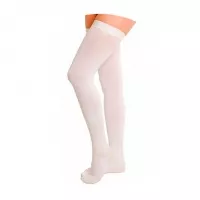 Изображение товара Интекс Элеганс чулки компрессионные антиэмболические 1 класс компрессии (М-EW широкое бедро), белые