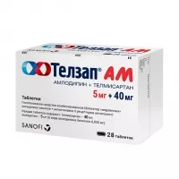 Изображение товара Телзап АМ таблетки 5мг+40мг, №28