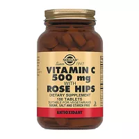 Изображение товара Solgar Витамин С и шиповник таблетки, №100