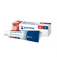 Изображение товара Кетопрофен-Вертекс гель д/наружн. прим. 5%, 50г