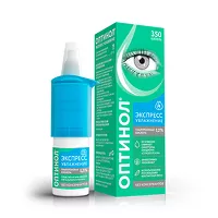 Изображение товара Оптинол Экспресс увлажнение раствор офтальмологический 0,21%, 10мл