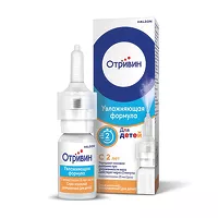 Изображение товара Отривин спрей назальный для детей 35 мкг/доза, 10мл
