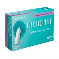 Изображение товара Глицерин суппозитории рект. 2,11г, №10