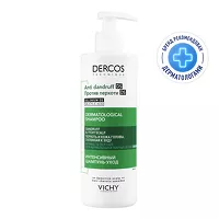 Изображение товара Vichy Dercos DS шампунь-уход против перхоти и себореи для нормальных и жирных волос, 390мл