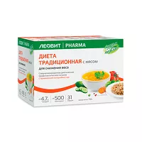 Изображение товара Леовит Худеем за неделю Традиционная диета с мясом (кейс)
