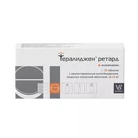 Изображение товара Тералиджен ретард таблетки с пролонг. высвоб. покрыт. п/о 20мг, №30