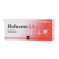 Изображение товара Небилонг таблетки 2,5мг, №30