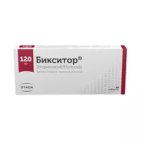 Изображение товара Бикситор таблетки покрыт. п/о 120мг, №10 Хемофарм