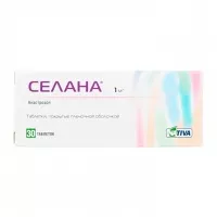 Изображение товара Селана таблетки покрыт. п/о 1мг, №30