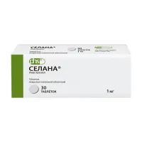Изображение товара Селана таблетки покрыт. п/о 1мг, №30