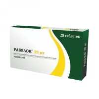 Изображение товара Рабелок таблетки покрыт. кишечнораств. плен. об. 20мг, №28