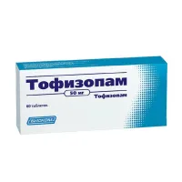 Изображение товара Тофизопам таблетки 50мг, №60