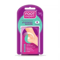 Изображение товара Foot Expert пластырь гидроколлоидный (28*46мм) овальный, 6шт
