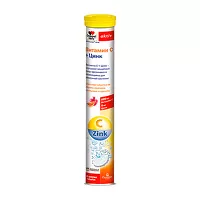 Изображение товара Доппельгерц Актив витамин С+Цинк таблетки шипучие, №15