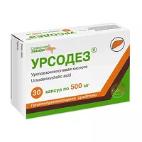Изображение товара Урсодез капсулы 500мг, №30