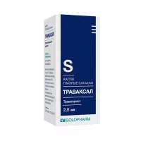 Изображение товара Траваксал капли глазные 0,04мг/мл, 2,5мл №1