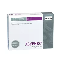 Изображение товара Азурикс таблетки покрыт. п/о 120мг, №30 Алиум