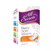Изображение товара All secrets Panty Soft ежедневные прокладки, №20