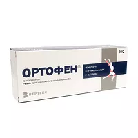 Изображение товара Ортофен гель д/наружн. прим. 5%, 100г