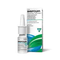 Изображение товара Виброцил спрей назальный 35,125мкг/доза+351,25мкг/доза, 15мл