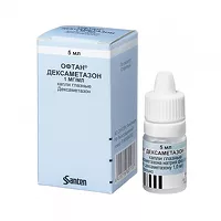 Изображение товара Офтан Дексаметазон капли глазные 0,1%, 5мл