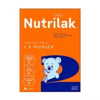 Изображение товара Nutrilak Basic 2 сухая молочная смесь (6-12мес), 600г