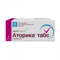 Изображение товара Аторика табс таблетки покрыт. п/о 90мг, №7