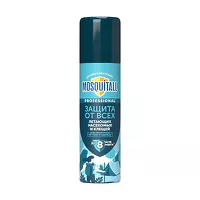 Изображение товара Mosquitall аэрозоль от всех летающих насекомых и клещей Профессиональная защита, 150мл