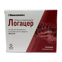Изображение товара Логацер раствор д/в/в и в/м введ. 250мг/мл, 4мл №10