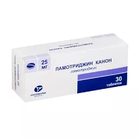 Изображение товара Ламотриджин таблетки 25мг, №30 Канон