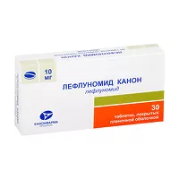 Изображение товара Лефлуномид Канон таблетки покрыт. п/о 10мг, №30