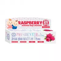 Изображение товара PresiDENT Baby зубная паста-гель для детей Малина (0-3 лет), 30мл