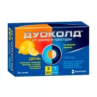 Изображение товара Дуоколд порошок д/пригот. р-ра д/приема внутрь набор день/ночь со вкусом лимона, №4 (3+1)